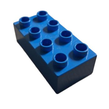 LEGO® DUPLO® 3011 2 x 4 Stein azurblau gebraucht