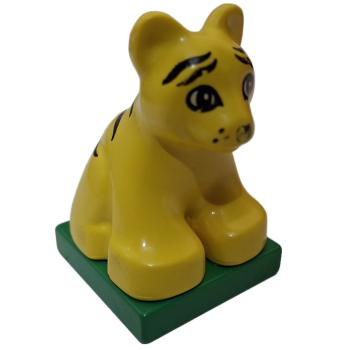 LEGO® DUPLO® Tier Tiger Baby auf Fliese gebraucht