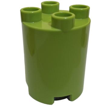 LEGO® DUPLO® 2 x 2 x 2 hoch rund grasgrün gebraucht