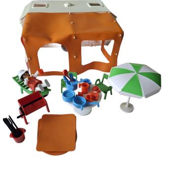 Playmobil ® 3249 Wohnwagen mit Vorzelt gebraucht