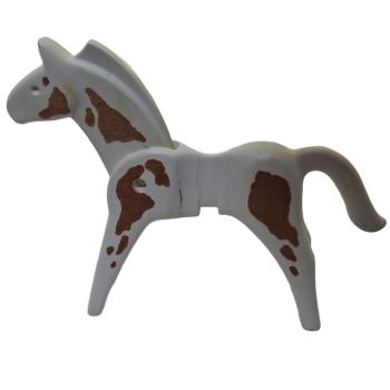 Playmobil ® Pferd braun weiß gebraucht