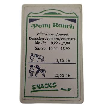Playmobil ® Schild Pony Ranch gebraucht