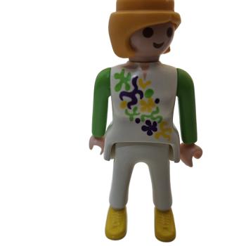Playmobil ® Frau blond Blumenoberteil gebraucht