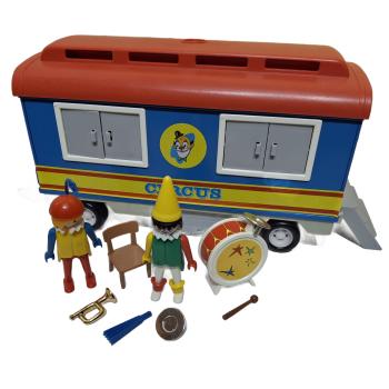 Preview: Playmobil ® 3477 Zirkuswagen Clown Wohnwagen gebraucht