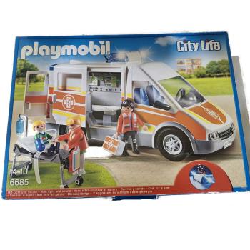Playmobil ® 6685 Krankenwagen mit Licht und Sound gebraucht