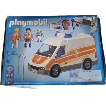 Preview: Playmobil ® 6685 Krankenwagen mit Licht und Sound gebraucht