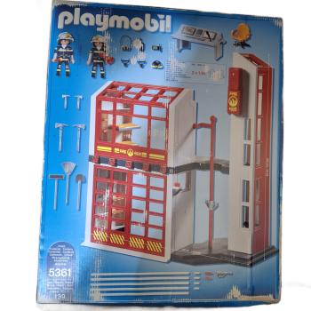 Preview: Playmobil ® 5361 Feuerwehrstation mit Alarm gebraucht