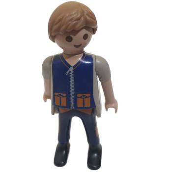Playmobil ® Mann blaue Weste gebraucht