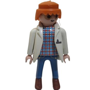 Playmobil ® Mann weiße Jacke gebraucht
