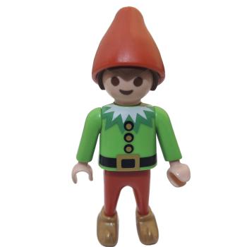 Playmobil ® Kind Wichtel Elf grün rot gebraucht