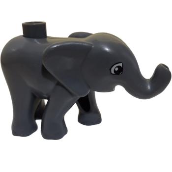 LEGO® DUPLO® Tier Elefant klein dunkelgrau gebraucht