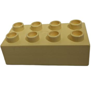 LEGO® DUPLO® 3011 2 x 4 stein schwarz gebraucht