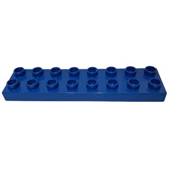 LEGO® DUPLO® 44524 2 x 8 Platte blau gebraucht