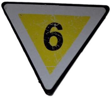 Playmobil ® Schild Eisenbahn Langsamfahrstrecke gebraucht