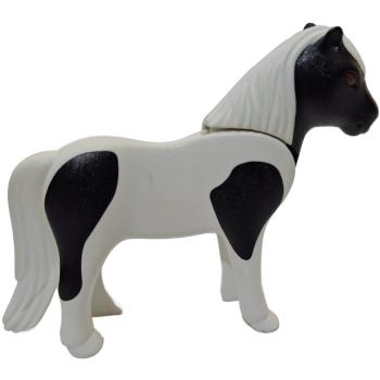 Playmobil ® Pony schwarz / weiß gebraucht