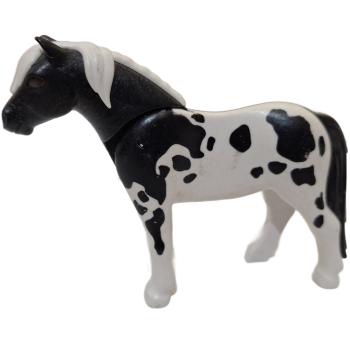 Playmobil ® Pony schwarz / weiß gebraucht