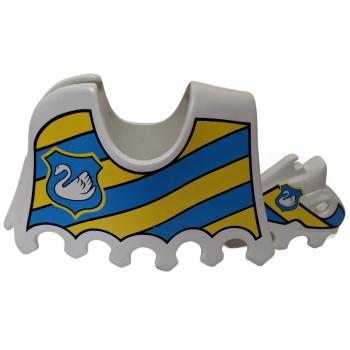 Playmobil ® Pferdedecke und Kopfstück Schwanenritter gebraucht