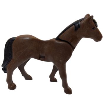 Playmobil ® Pferd dunkelbraun gebraucht