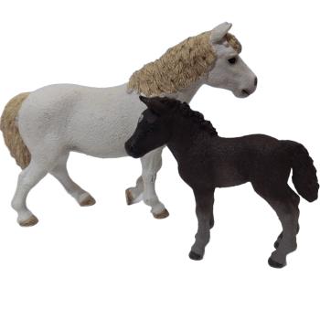 Schleich ® Farm World 42423 Ponystute mit Fohlen gebraucht