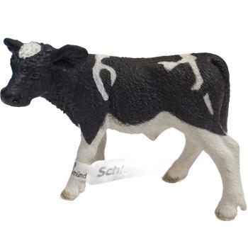 Schleich ® 17072 Kalb schwarzbunt mit Fahne gebraucht