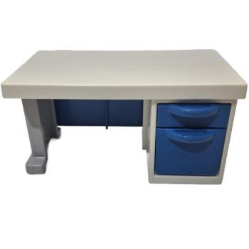 Playmobil ® Schreibtisch weiß / blau gebraucht