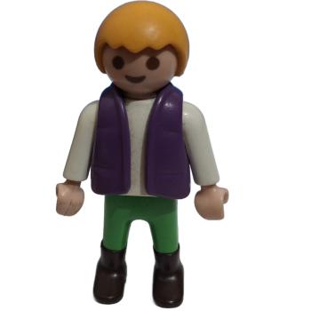 Playmobil ® 	30101470 Kind Junge lila Weste gebraucht