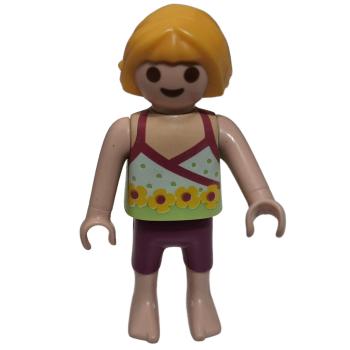 Playmobil ® 30112140 Kind Mädchen lila Hose gebraucht