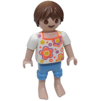 Playmobil ® Kind Junge blaue hochgekrempelte Hose gebraucht