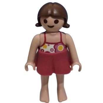 Playmobil ® Kind Mädchen rosa Rock gebraucht