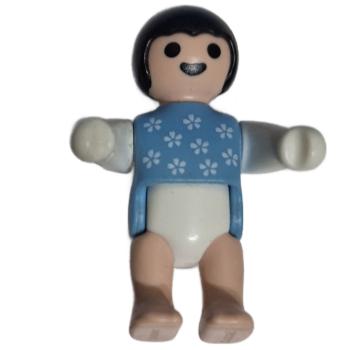 Playmobil ® Kind Baby blau weiß gebraucht