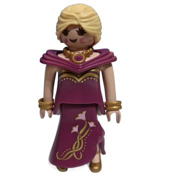 Playmobil ® Frau lila Kleid gebraucht