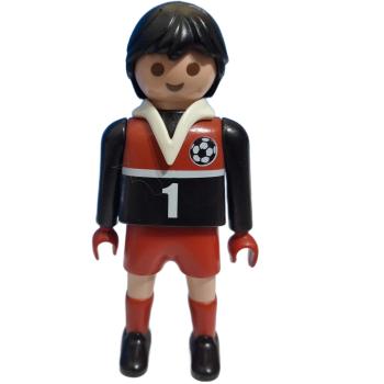 Playmobil ® 30002282 Mann Torwart schwarze Haare gebraucht