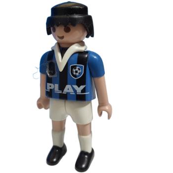 Playmobil ® 30002312 Mann Fußballer "9" schwarze Haare aus 4700 gebraucht