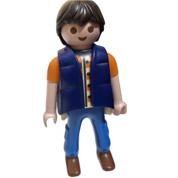 Playmobil ® Mann blaue Weste gebraucht