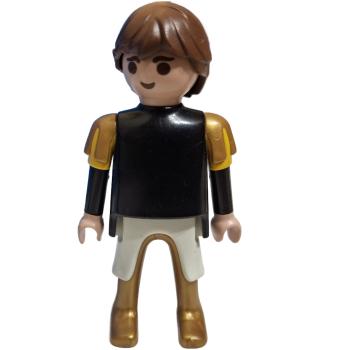 Playmobil ® Mann Ritter schwarz / weiß gebraucht