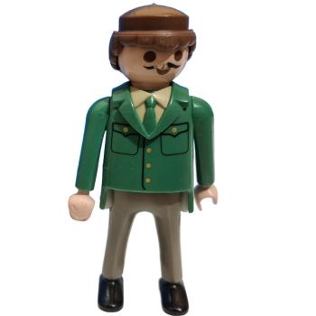 Playmobil ® Mann Polizist grün gebraucht