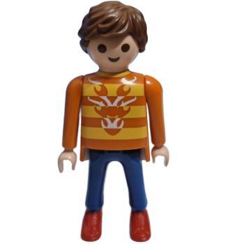 Playmobil ® Mann oranges Oberteil gebraucht