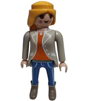 Playmobil ® 30147300 Frau graue Jacke gebraucht