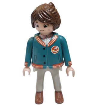 Playmobil ® Frau grüne Jacke gebraucht