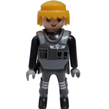Playmobil ® Mann SEK blondes Haar gebraucht