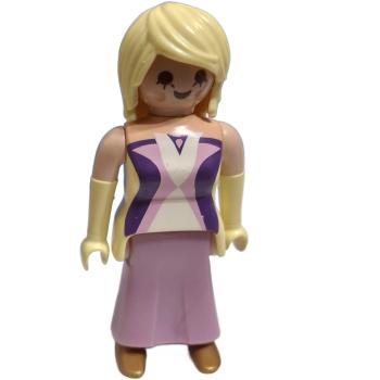 Playmobil ® Frau rosa Rock gebraucht
