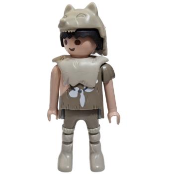 Playmobil ® Mann Steinzeit mit Wolfskappe gebraucht