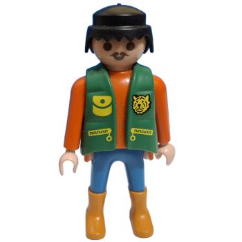 Playmobil ® 30000742 Mann Tierpfleger schwarze Haare gebraucht