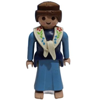Playmobil ® Frau Magd braune Haare gebraucht