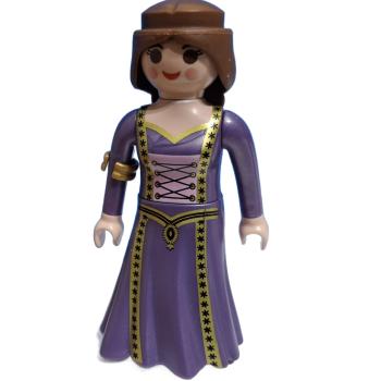Playmobil ® Frau lila Kleid gebraucht