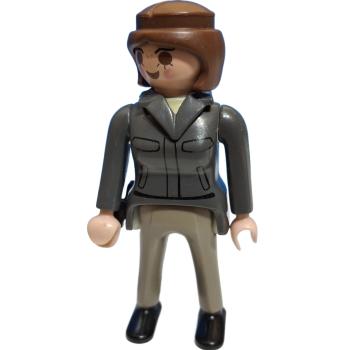 Playmobil ® 30141160 Frau Polizistin braunes Haar gebraucht