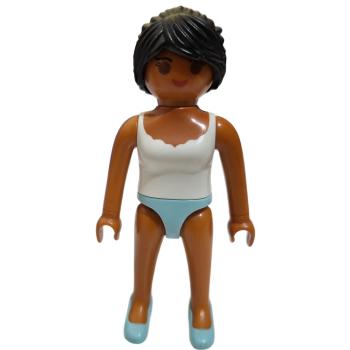 Playmobil ® Frau weiß / türkis gebraucht