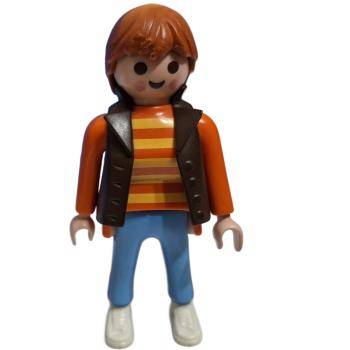 Playmobil ® Frau dunkelbraune Weste gebraucht