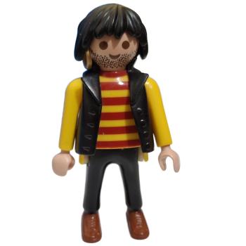 Playmobil ® Mann Pirat schwarze Weste gebraucht