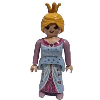 Playmobil ® Frau Prinzessin rosa / blau gebraucht